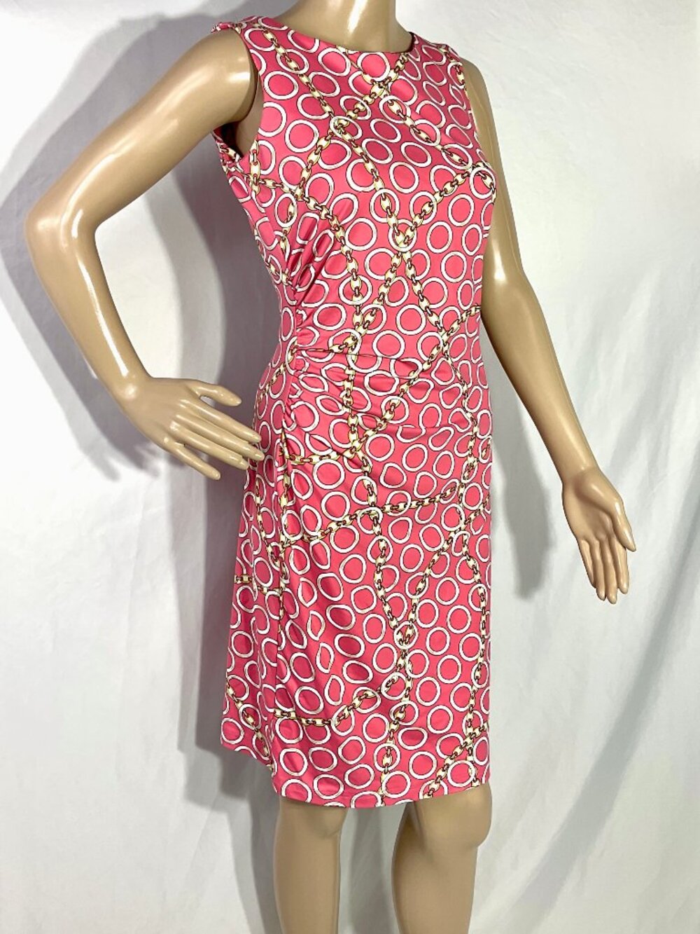 J. McLaughlin XS Knee Length Sheath Dress Womens Sleeveless